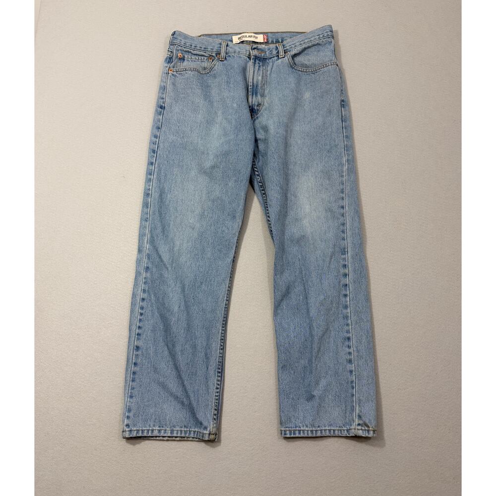Vintage Levis 505 Regular Fit Jeans 36x29 Blue Straight Fit y2k Western 2005